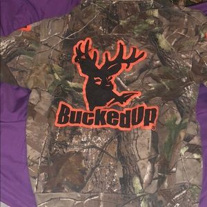 BUCKED UP Camouflage hoodie
